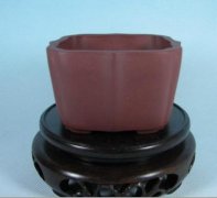 紫砂花盆