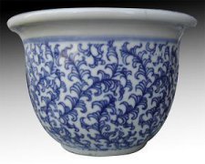 青花瓷盆